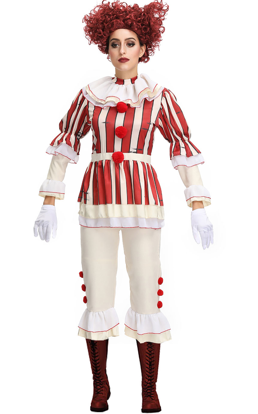 F1915 sexy clown costume for women